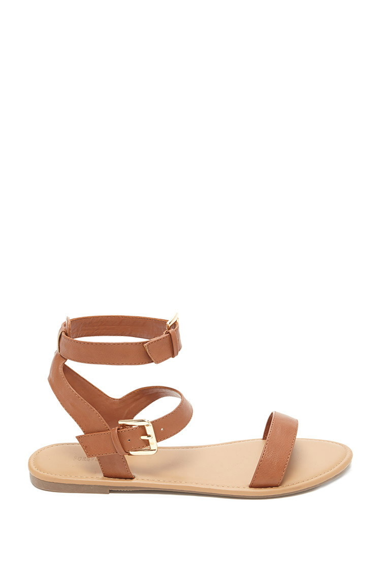 forever 21 sandals lyst forever 21 faux leather ankle sandals in forever 21 sandals lyst forever 21 faux leather ankle sandals in