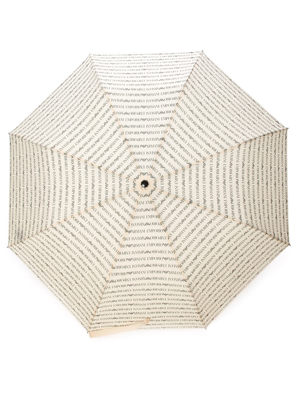 Emporio armani Monogram Print Umbrella in Natural Lyst
