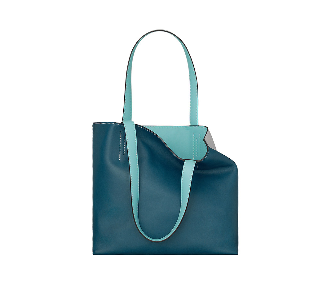 Herms Double Sens in Blue (BLEU ATOLL/GRIS) | Lyst  