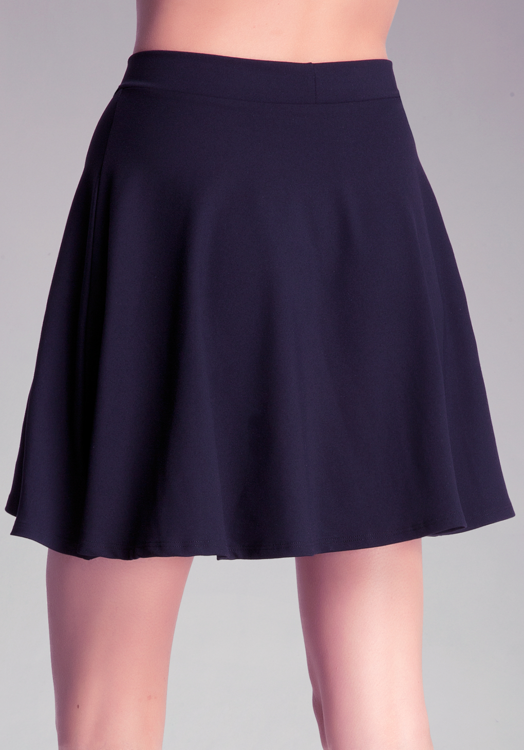Bebe Mini Circle Skirt in Blue - Lyst