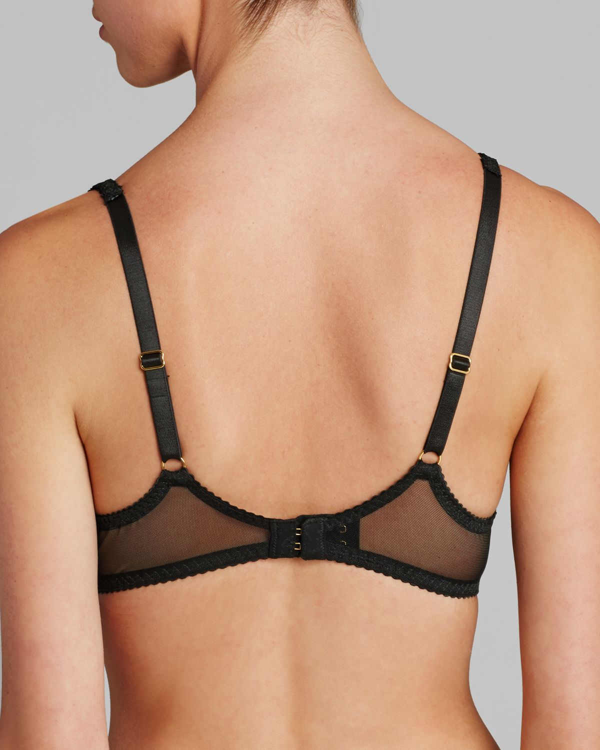 L/'Agent by Agent Provocateur Blue Esma High Apex Unlined Bra 32D