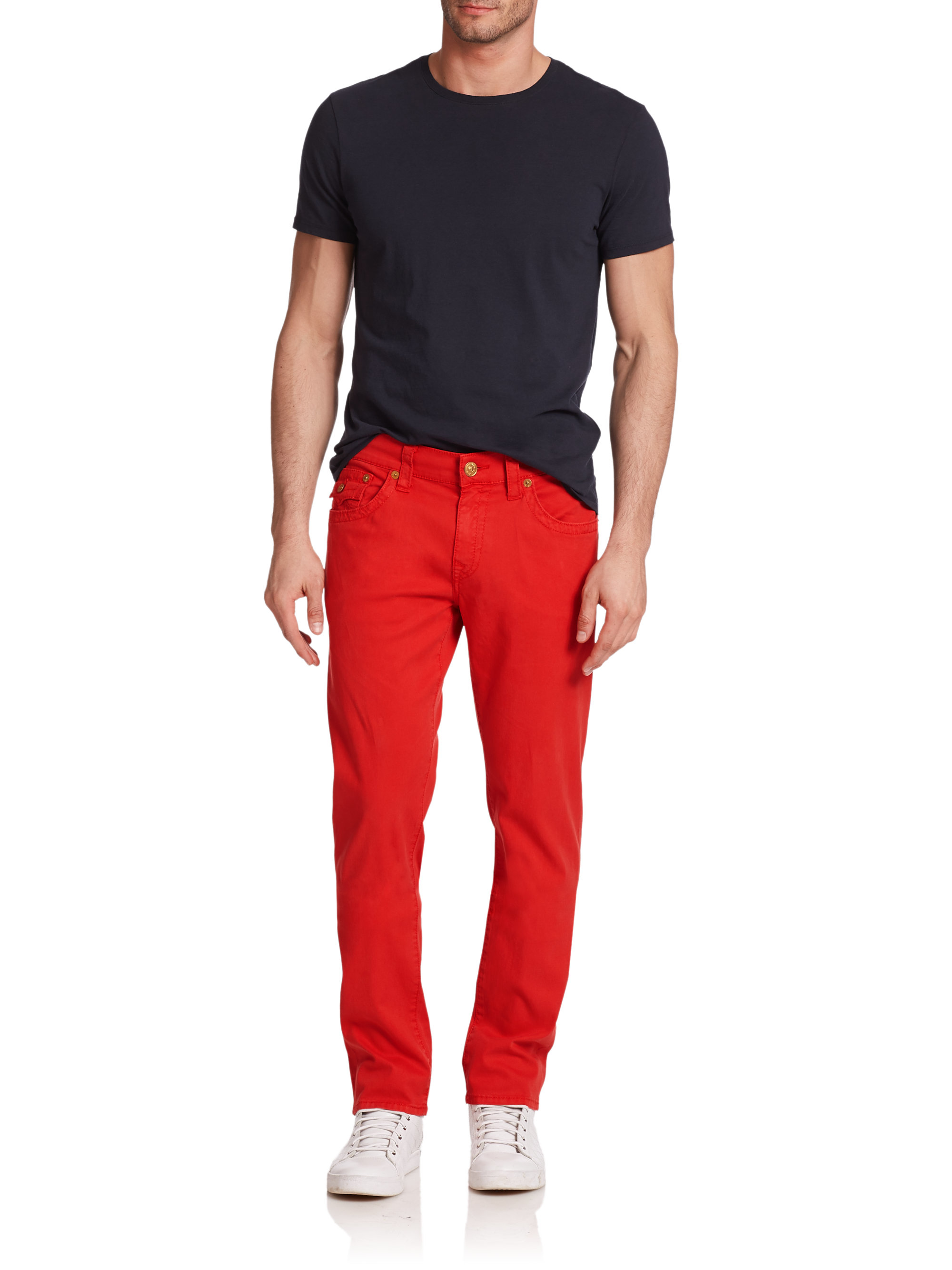 True Religion Geno Slim Straight-Leg 