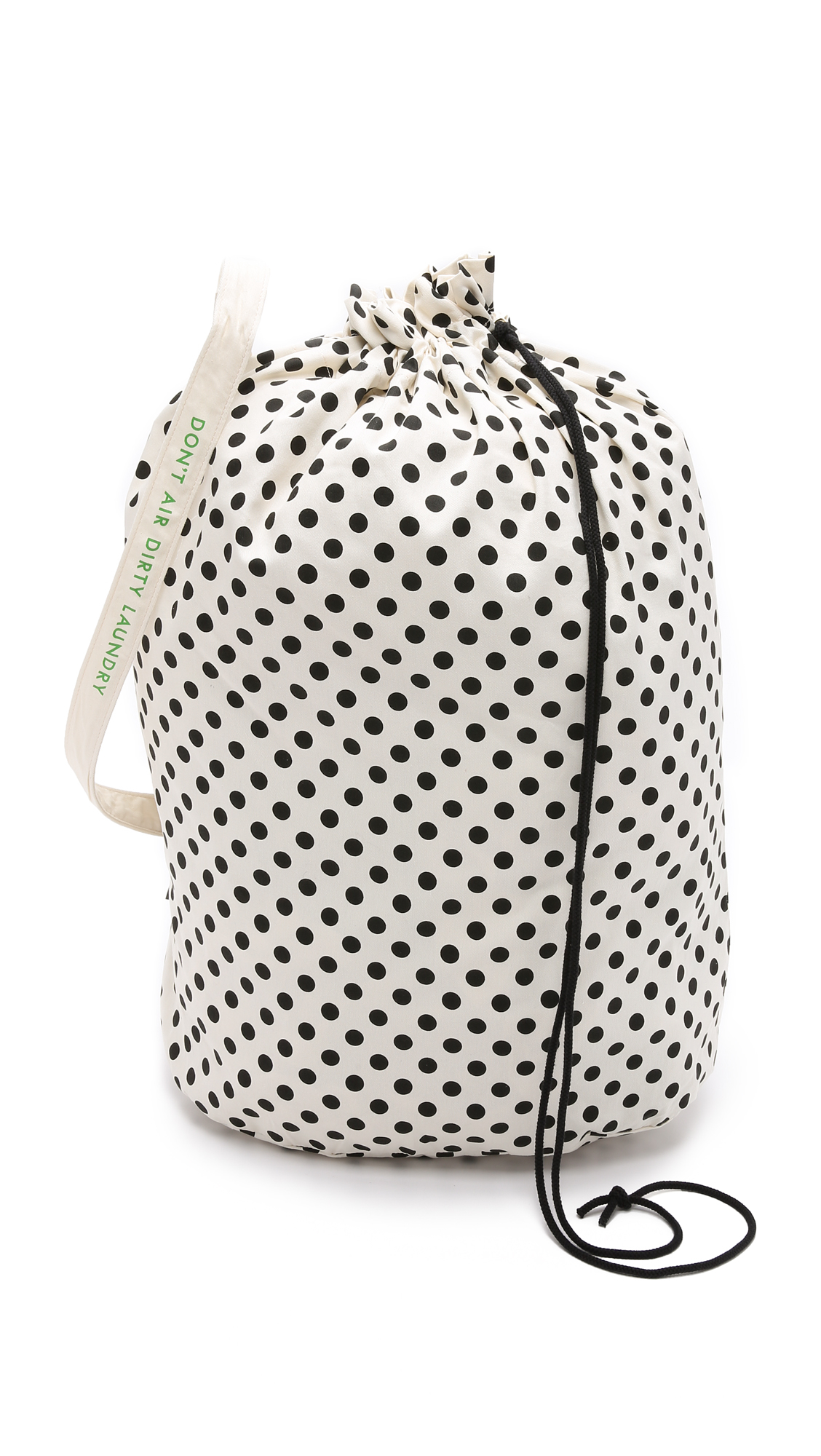 Kate Spade Canvas Laundry Bag Black Dots Lyst