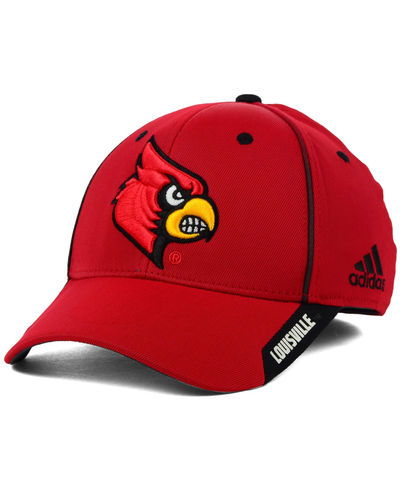 Adidas Louisville Cardinals Ncaa 2014 Coaches Flex Cap in Red for Men