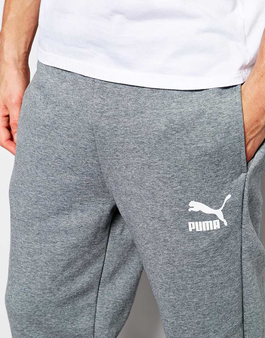 puma mens cuffed sweatpants