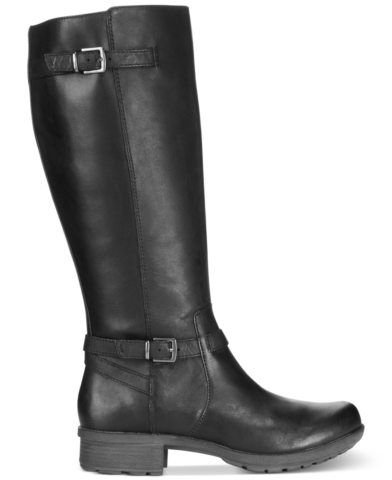 Clarks Collections Womens Riddle Array Tall Boots in Black - Lyst