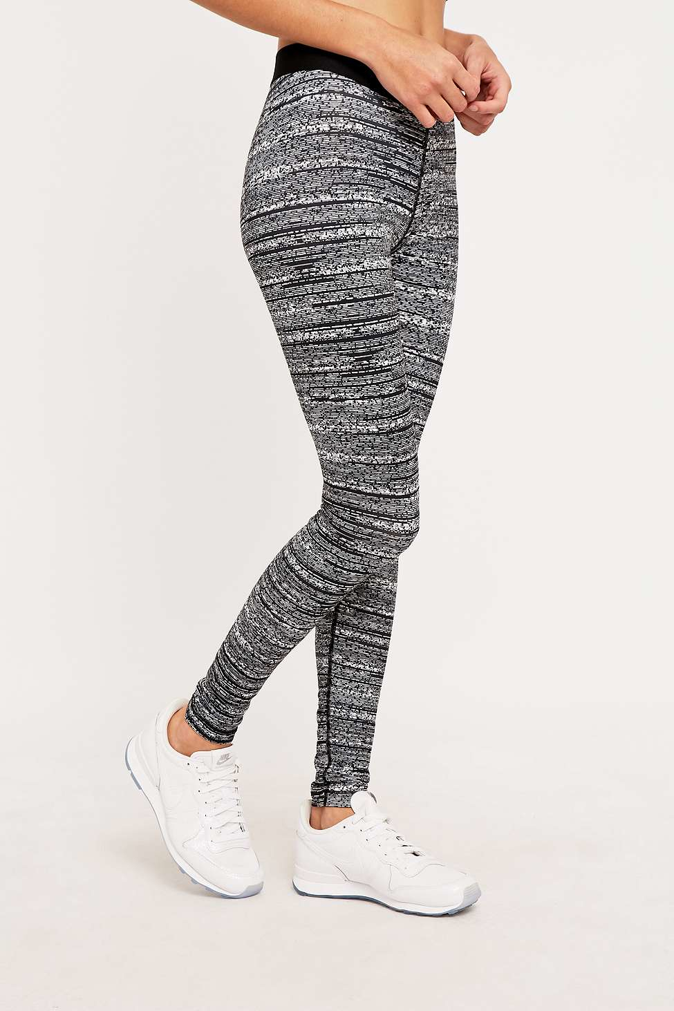 Nike Pro Grey Print Leggings in Grey Lyst