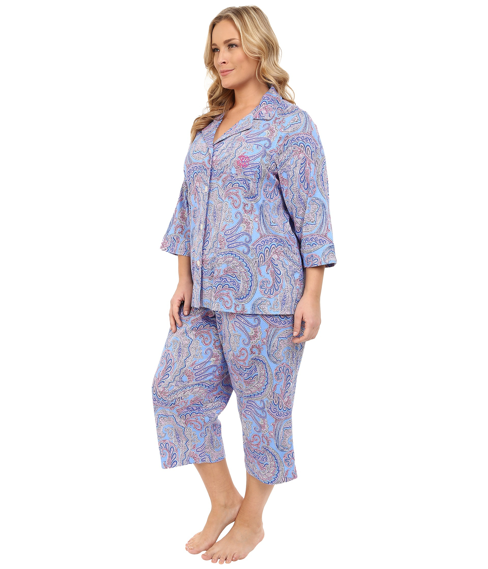 plus size capri pajama bottoms