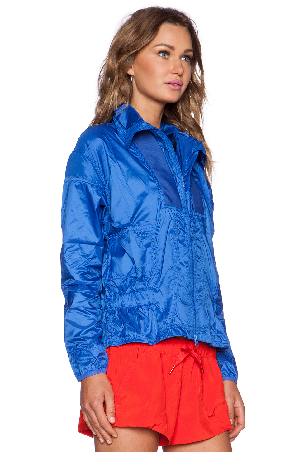 Adidas by stella mccartney The Essential Jacket in Blue (Flight Blue) | Lyst