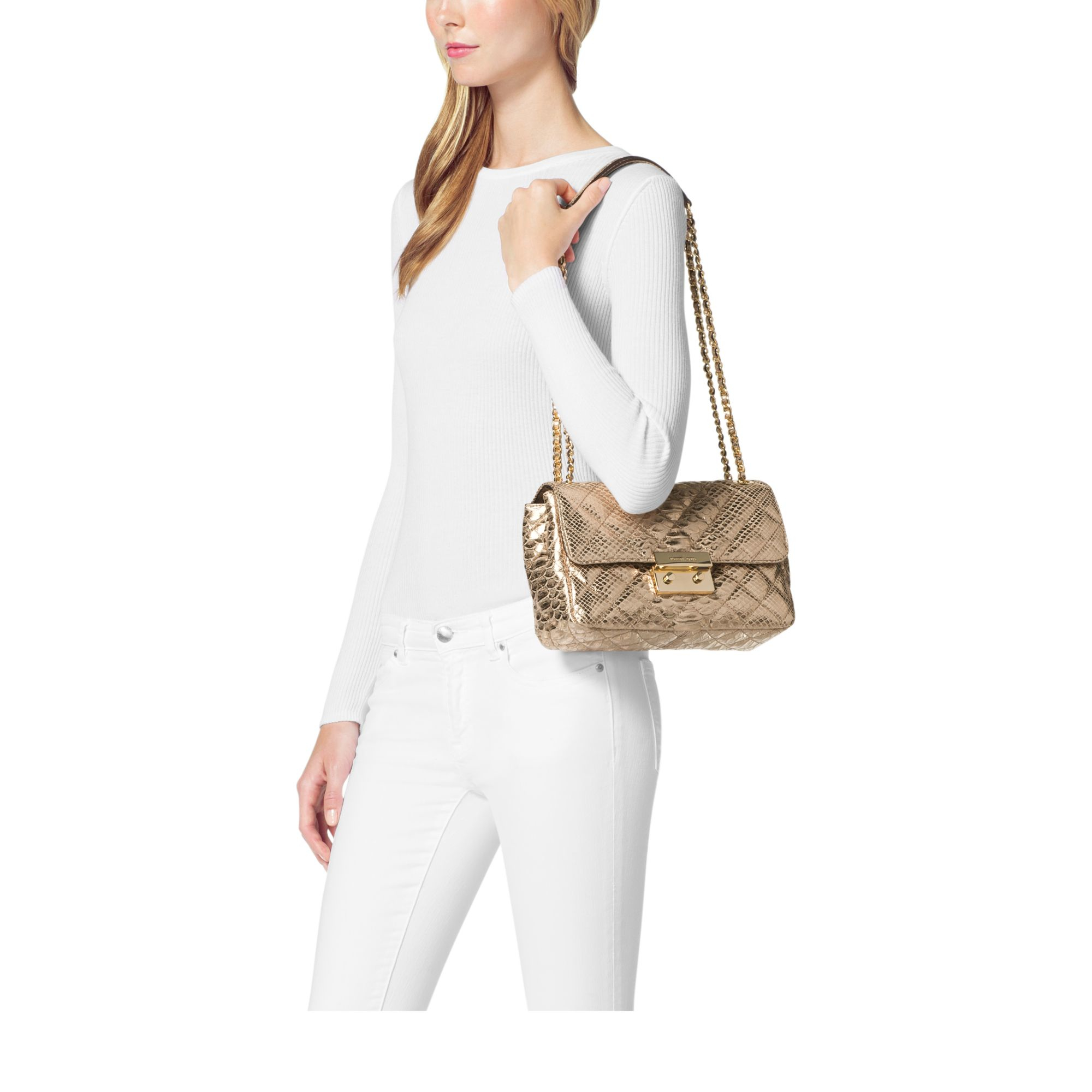 michael kors sloan gold
