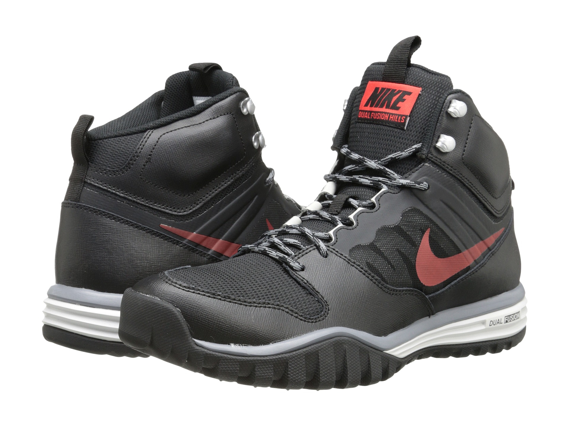 Nike Dual Fusion Hills Mid in Black for Men | Lyst