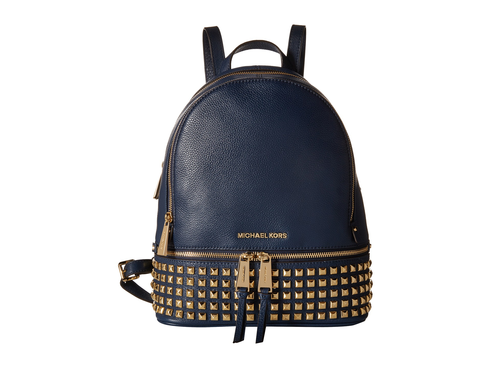 michael kors navy blue backpack