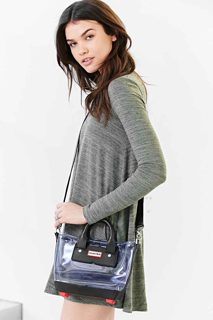 clear mini tote