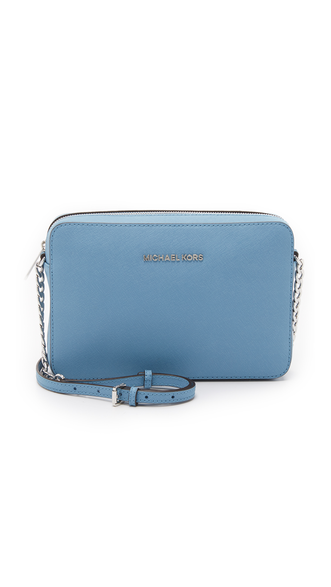michael kors light blue crossbody