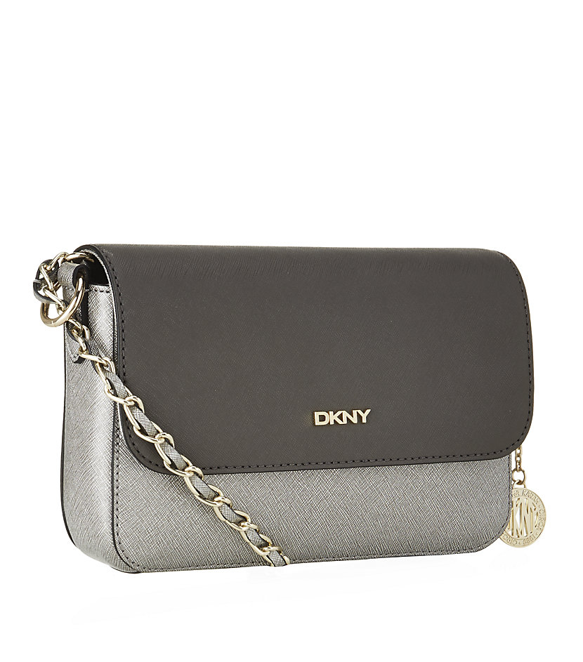 dkny grey crossbody bag
