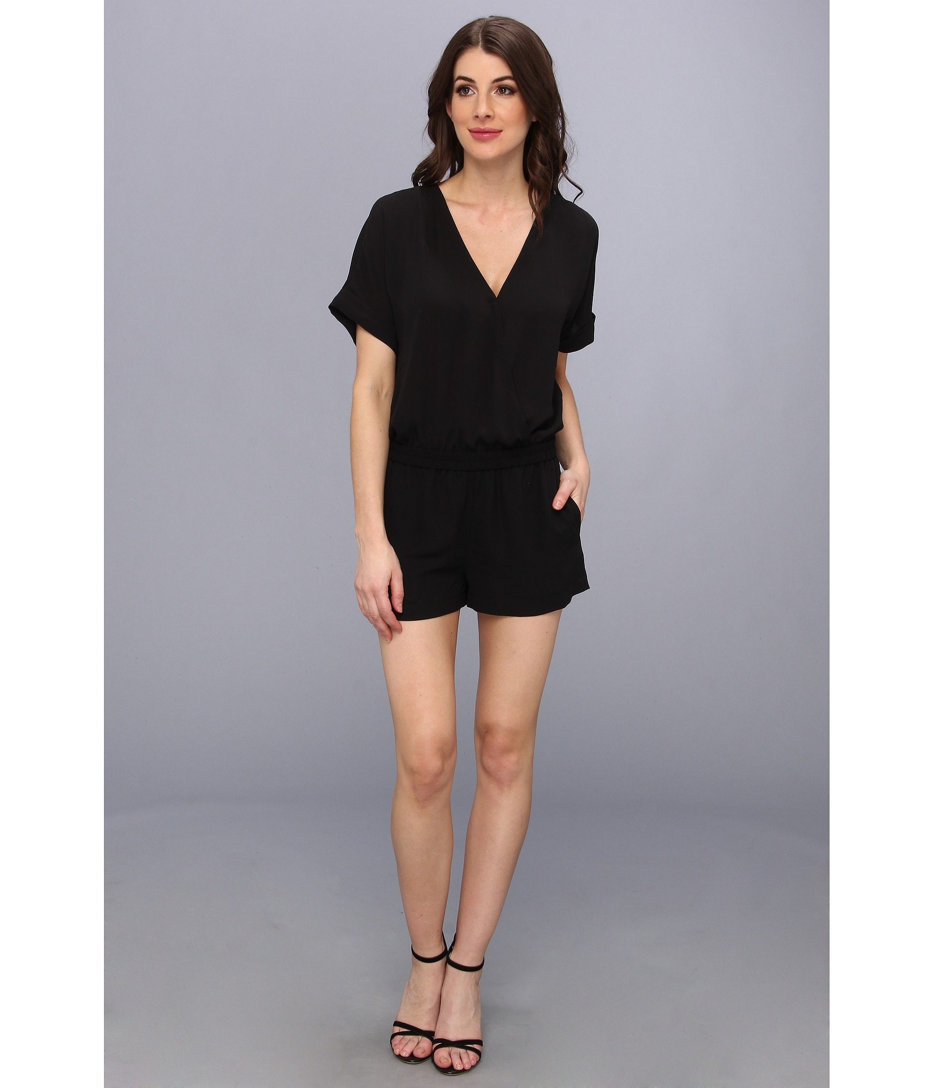 bcbg romper black