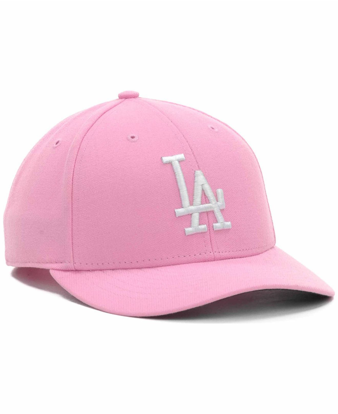 pink dodgers hat