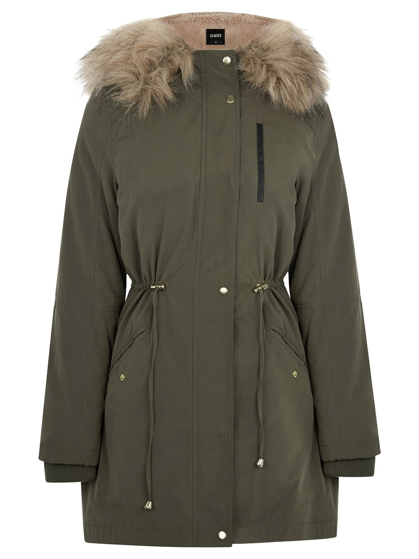 oasis green parka