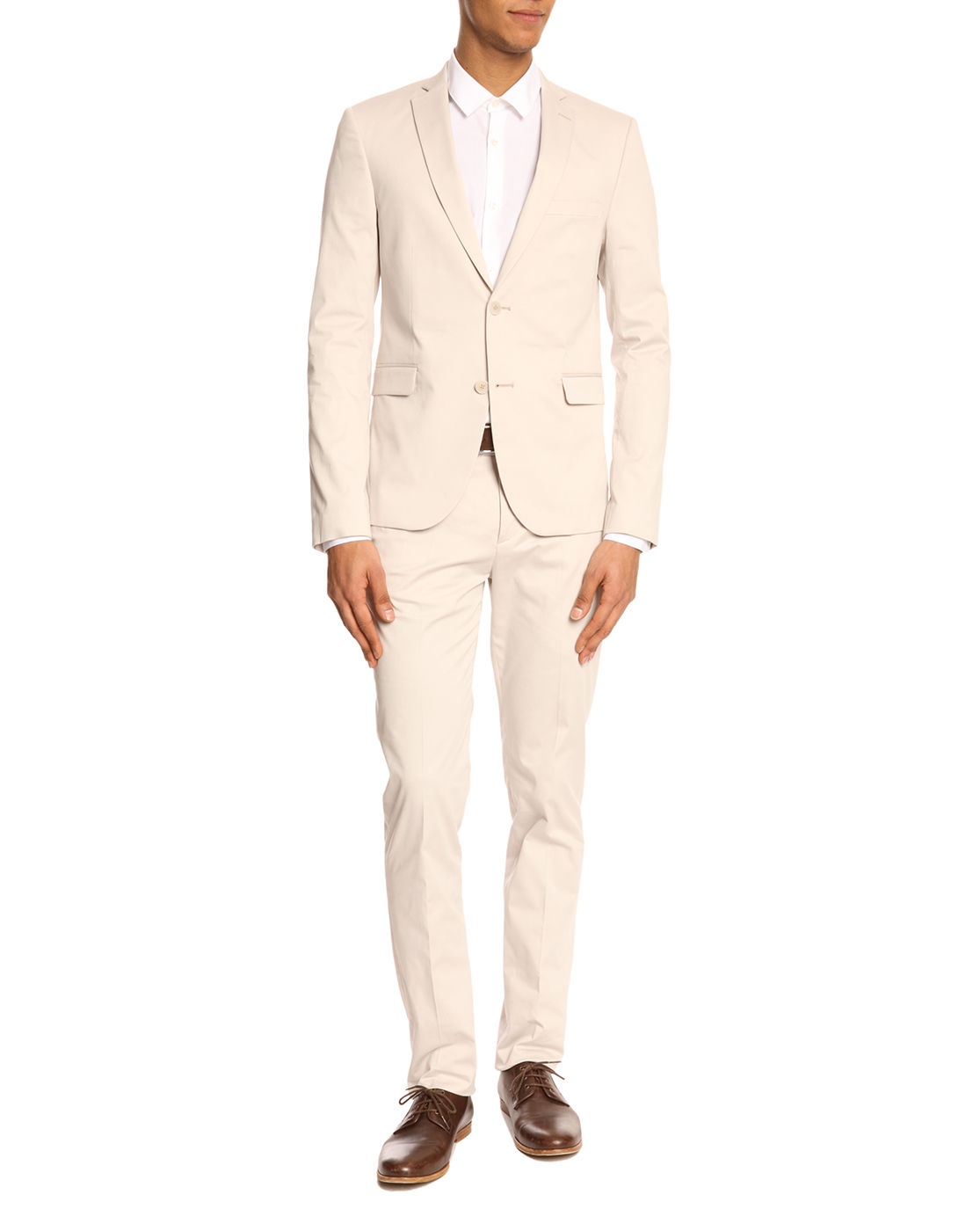 The Suits 71 Beige Cotton Suit in Beige for Men | Lyst