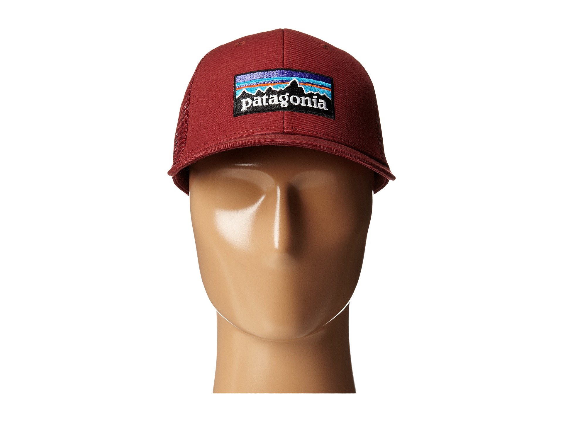 maroon patagonia hat