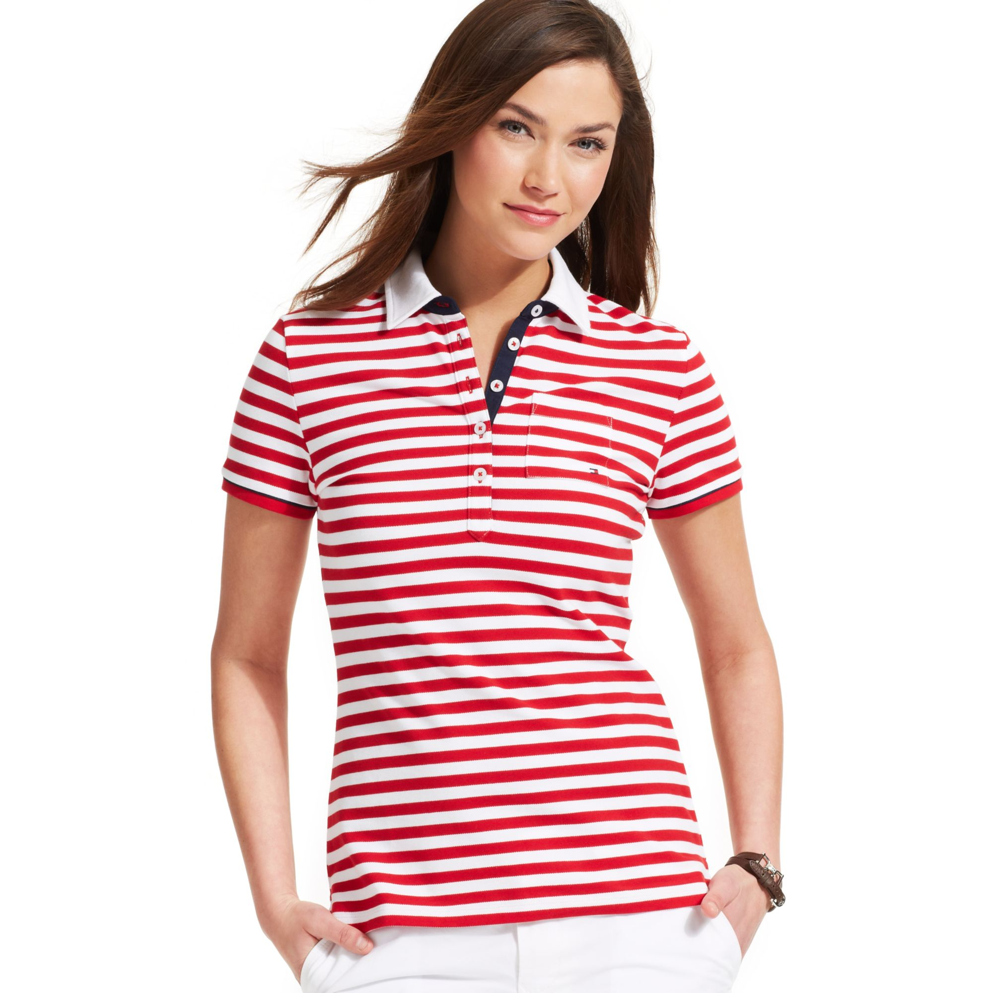 tommy hilfiger polo shirts womens