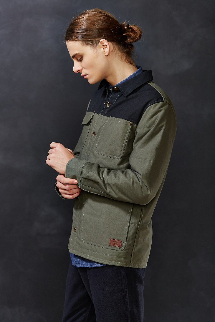 vans olive green jacket
