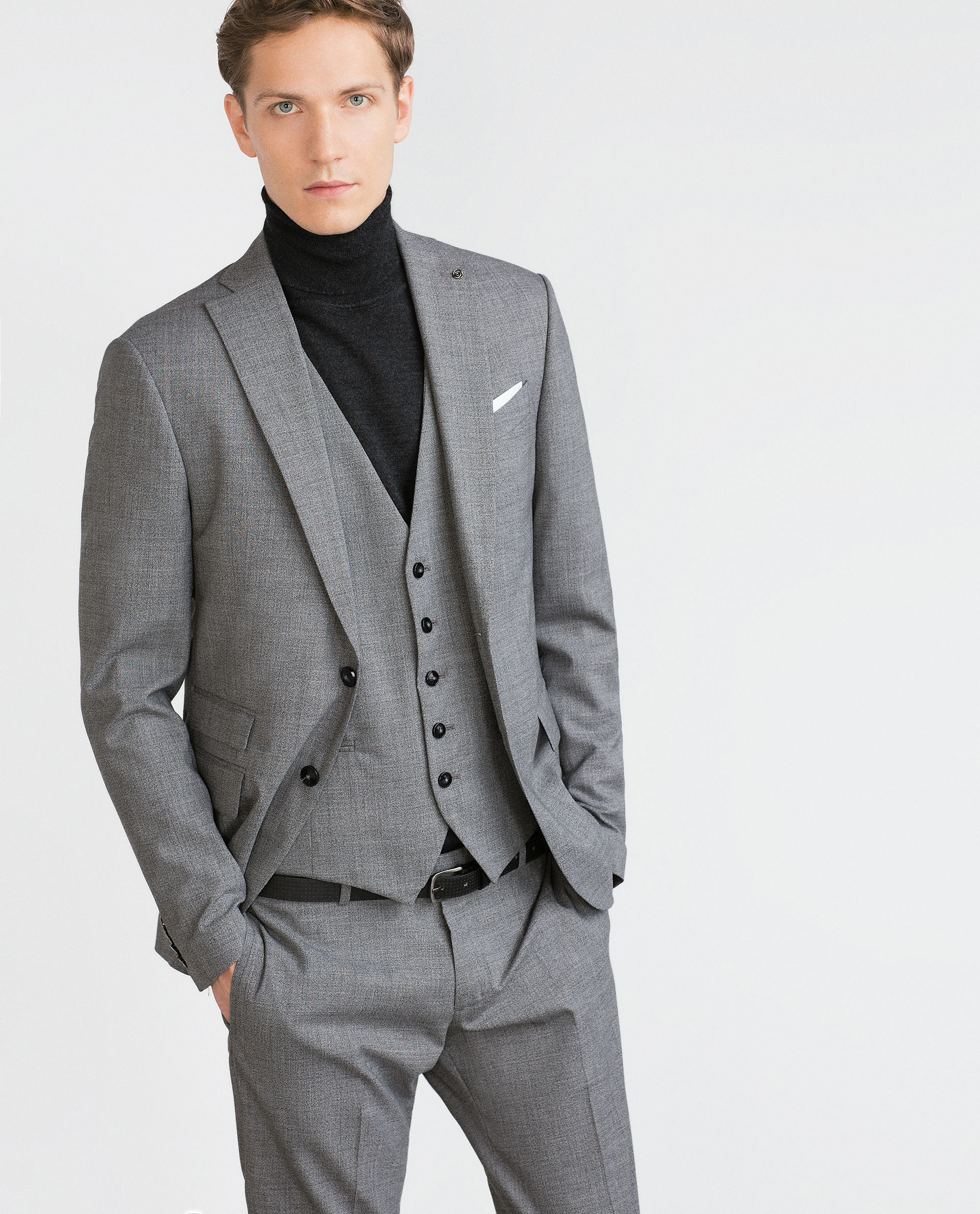 zara mens grey blazer