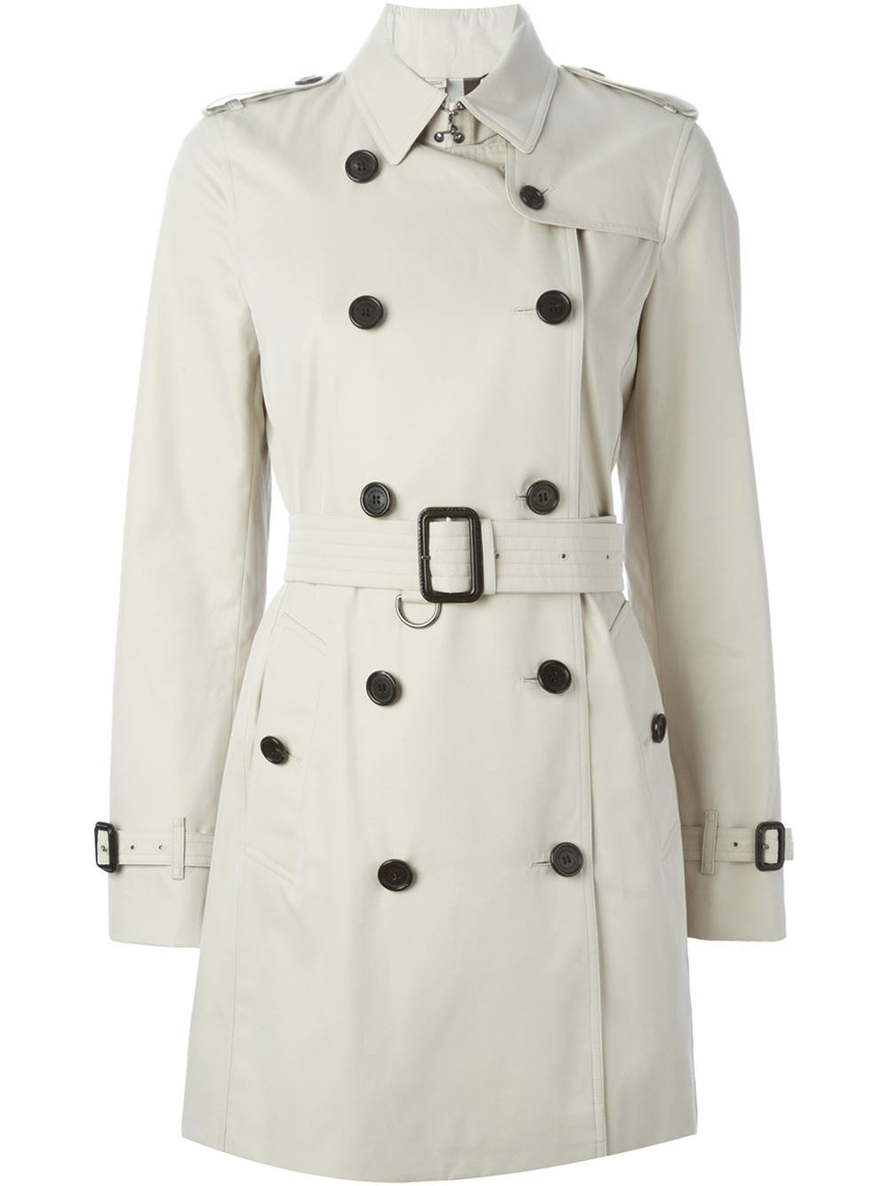 Burberry prorsum Classic Trench Coat in Natural | Lyst