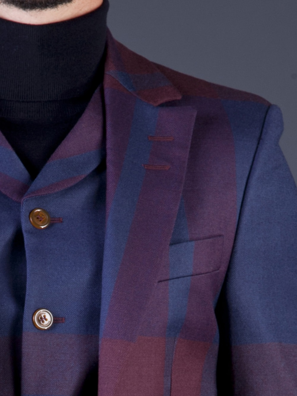 Vivienne Westwood Cable Chain Link Blazer in Pink & Purple (Blue) for