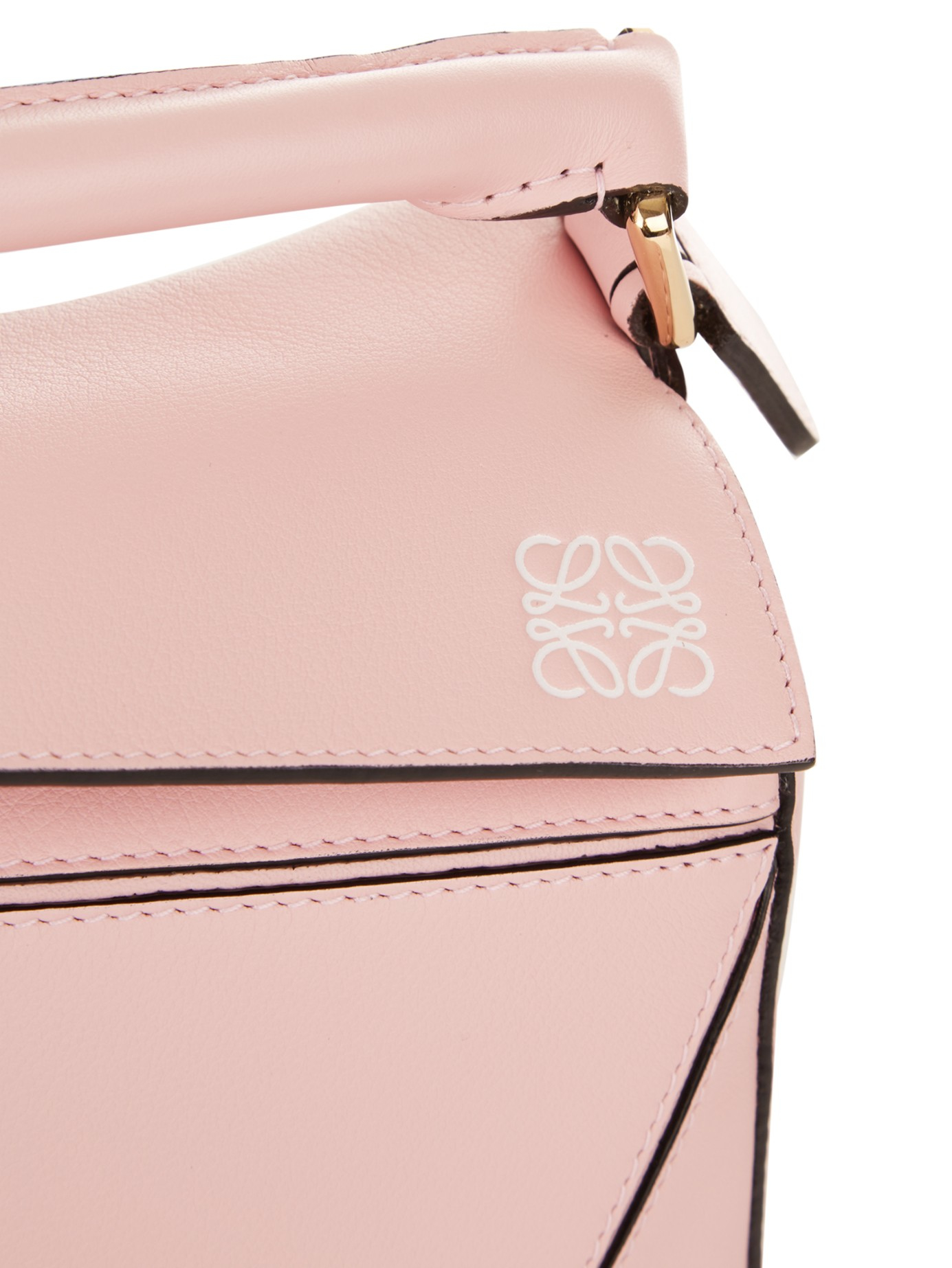 Loewe Puzzle Bag Leather Mini Pink 2227171