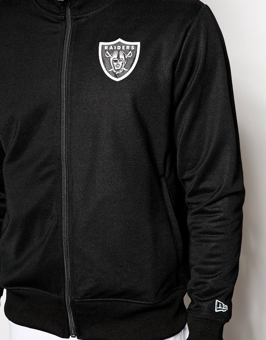 KTZ Nfl Oakland Raiders Track Jacket in Black for Men - Lyst