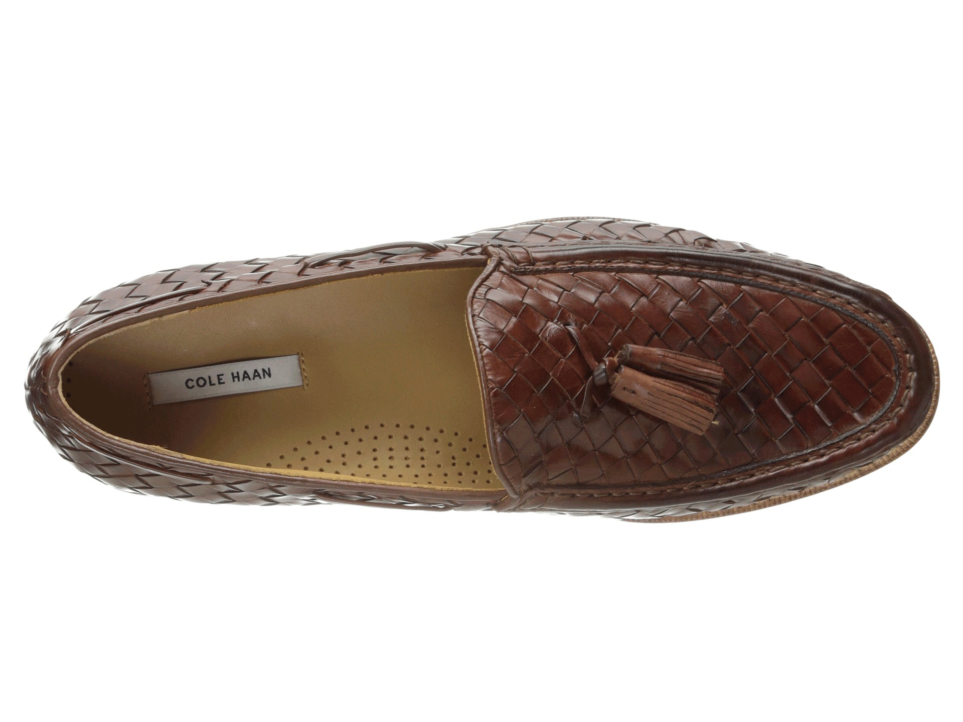 cole haan mens woven loafers