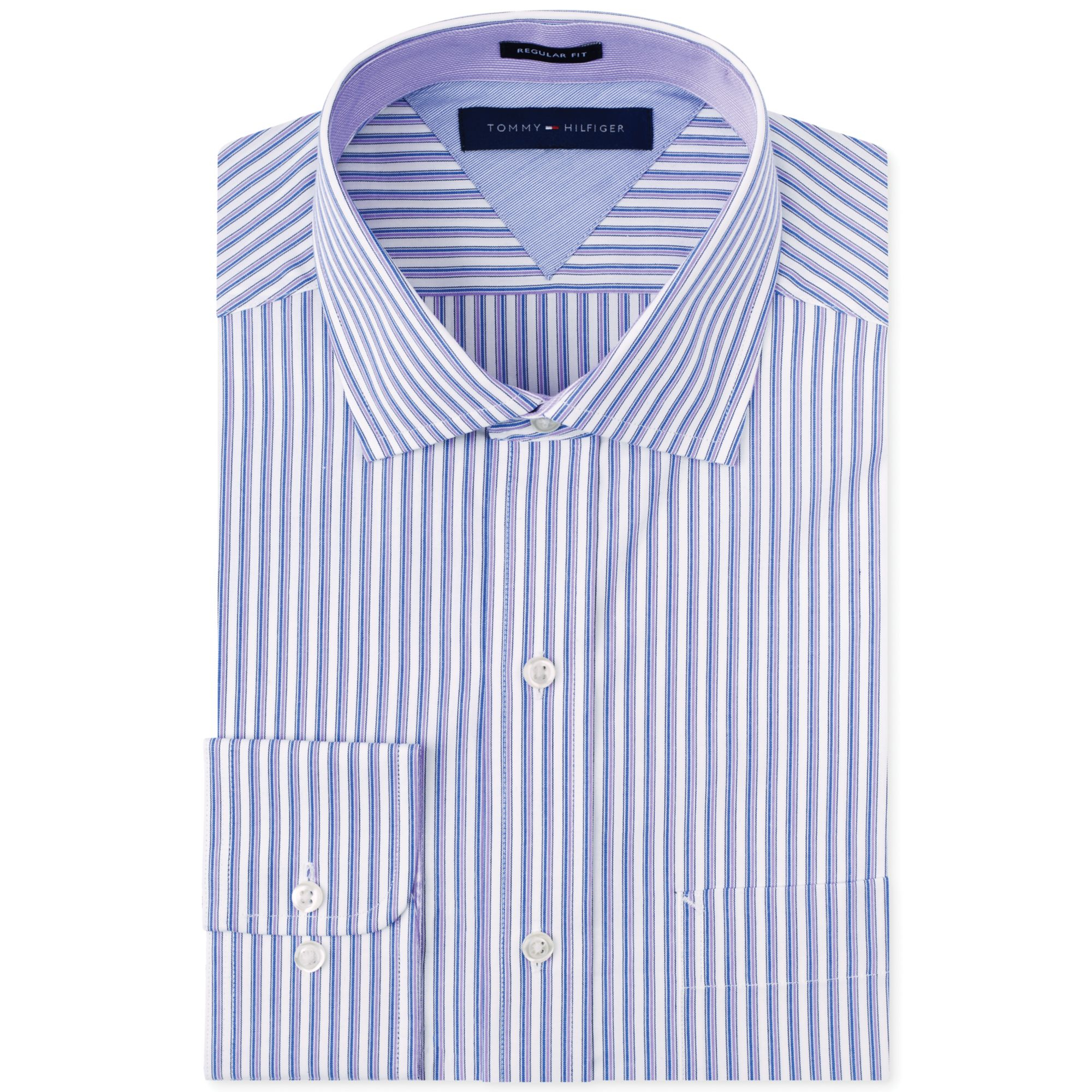 tommy hilfiger striped dress shirt