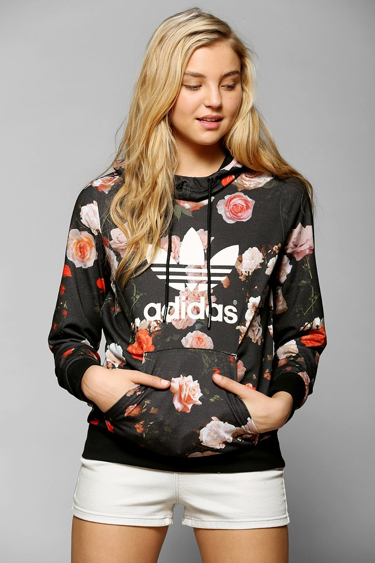 Womens Adidas Floral Hoodie Best Sale, SAVE 32% - aveclumiere.com