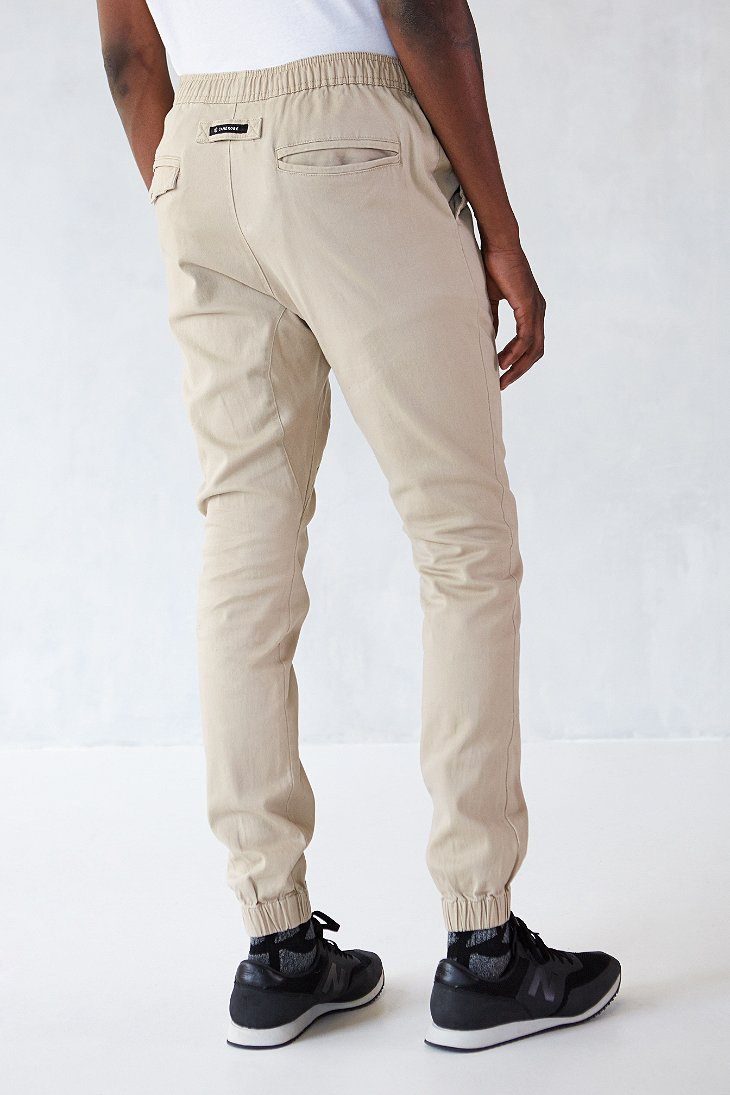 Lyst - Zanerobe Sureshot Tan Chino Jogger Pant in Natural for Men