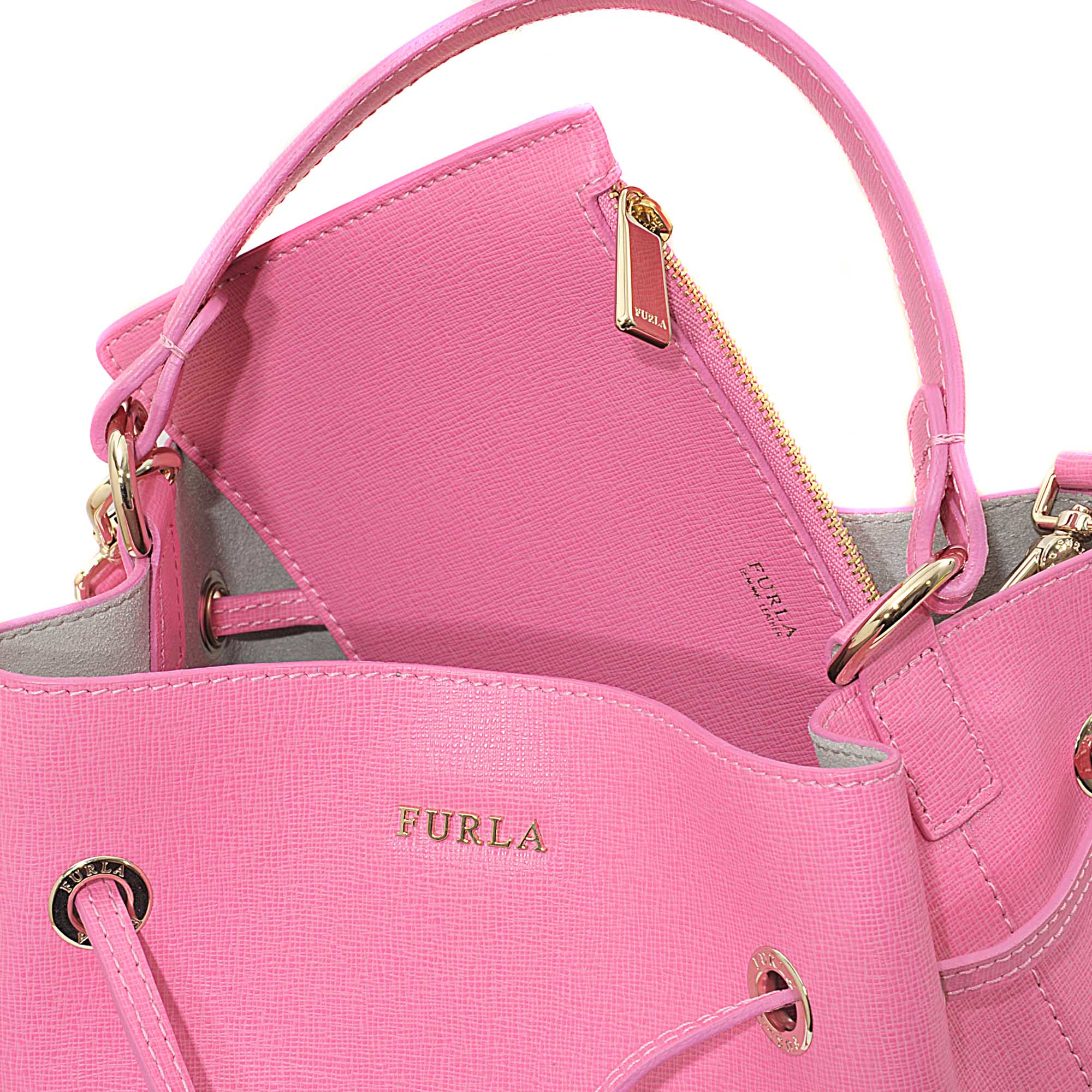 furla pink sling bag