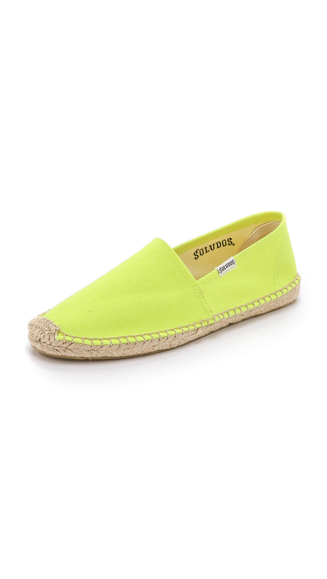 bright yellow espadrilles