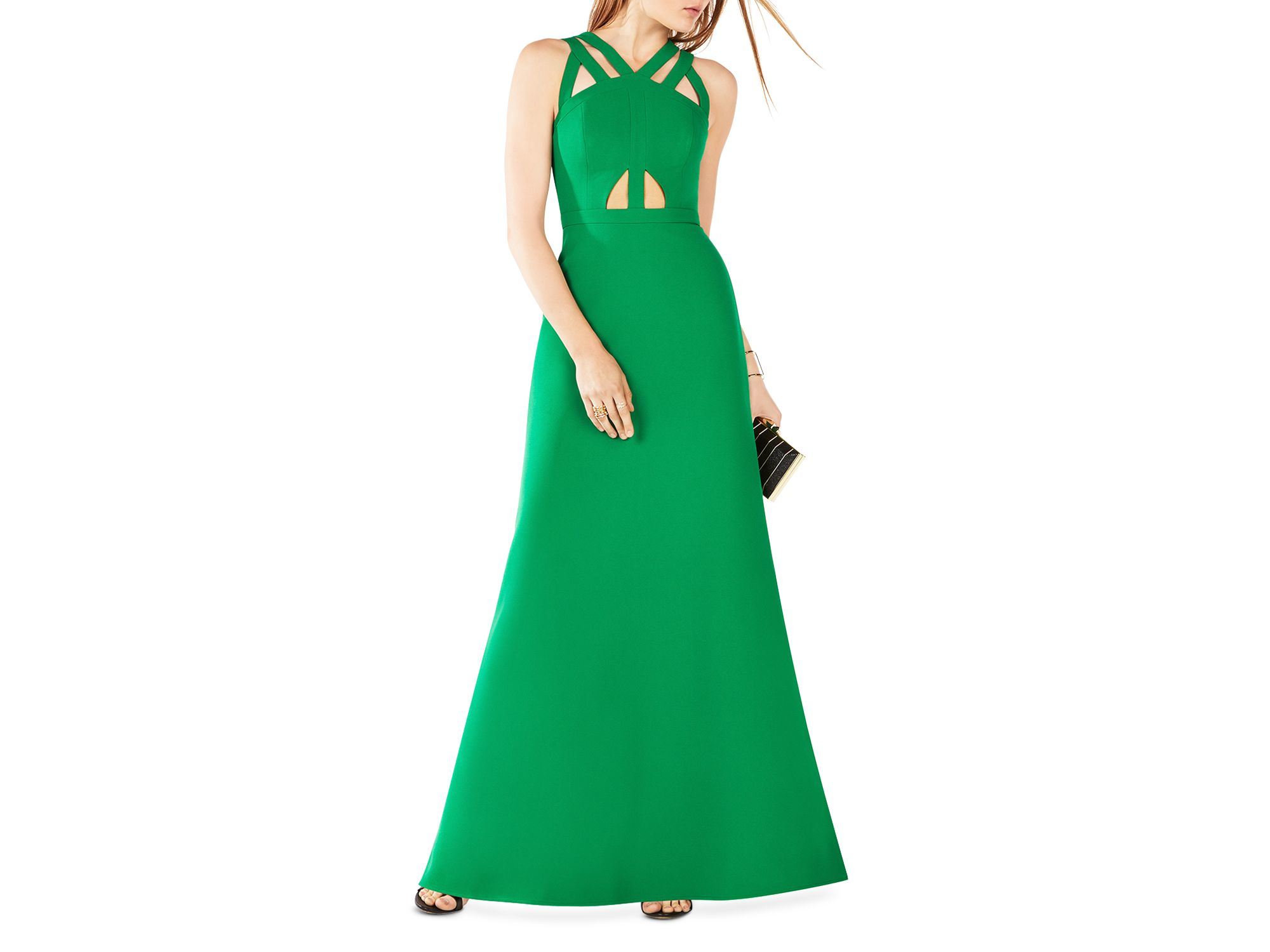 bcbgmaxazria green dress