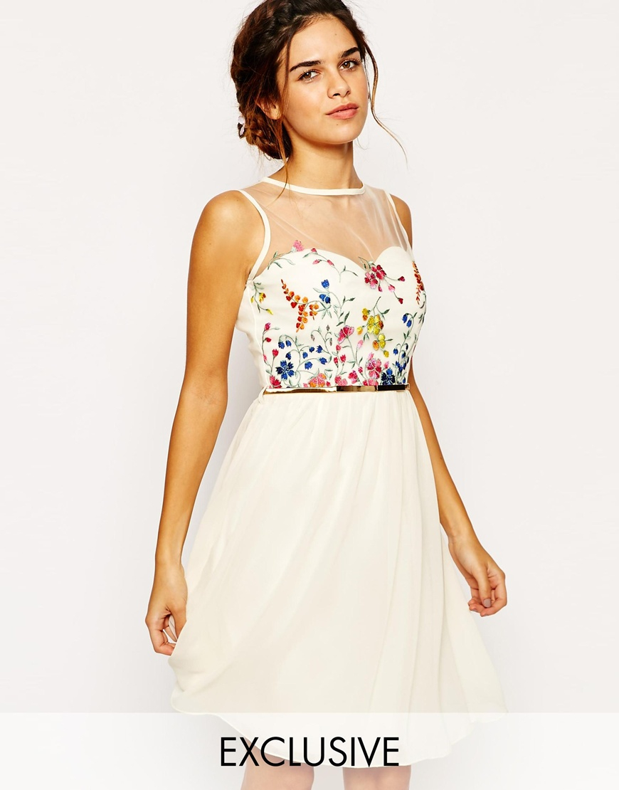 floral top dress