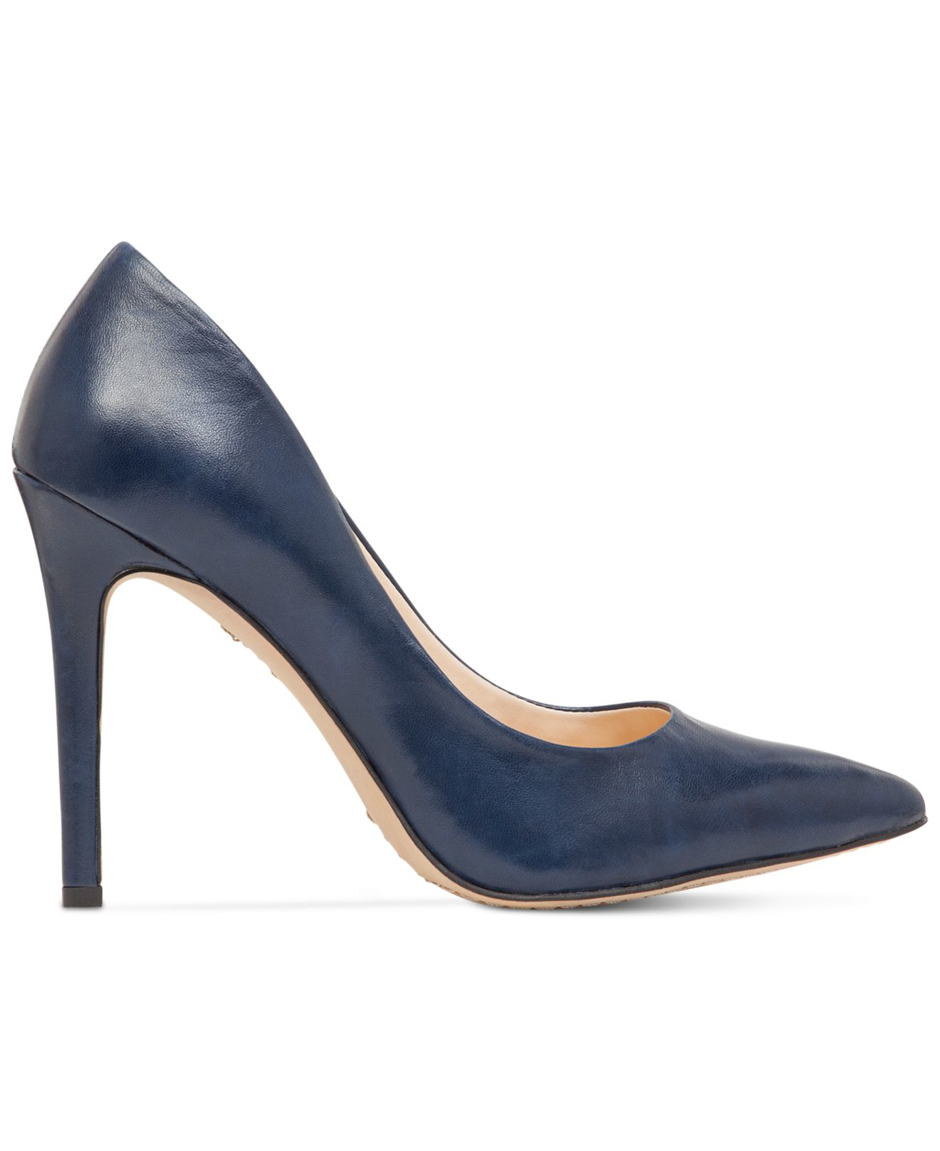 Vince Camuto Kain Leather Pumps in Midnight (Blue) - Lyst