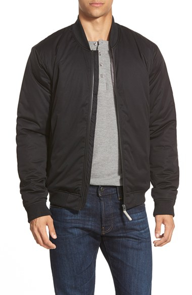 Bench Adorn Water Resistant Bomber Jacket In Black For Men Lyst