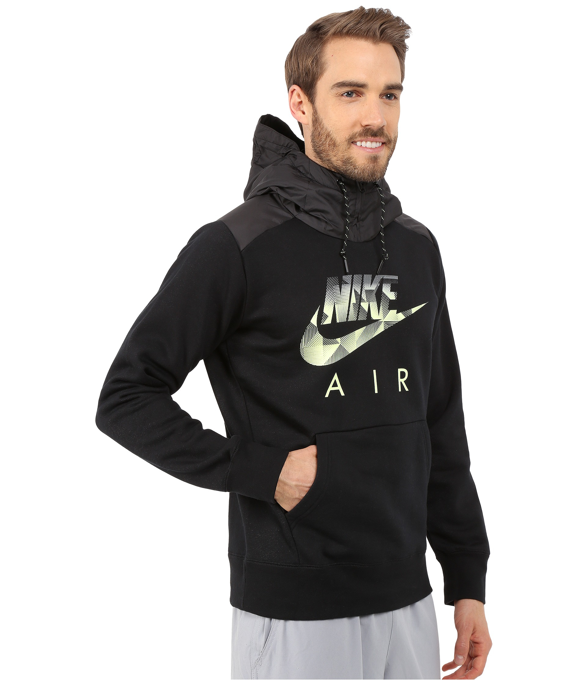 nike long neck hoodie