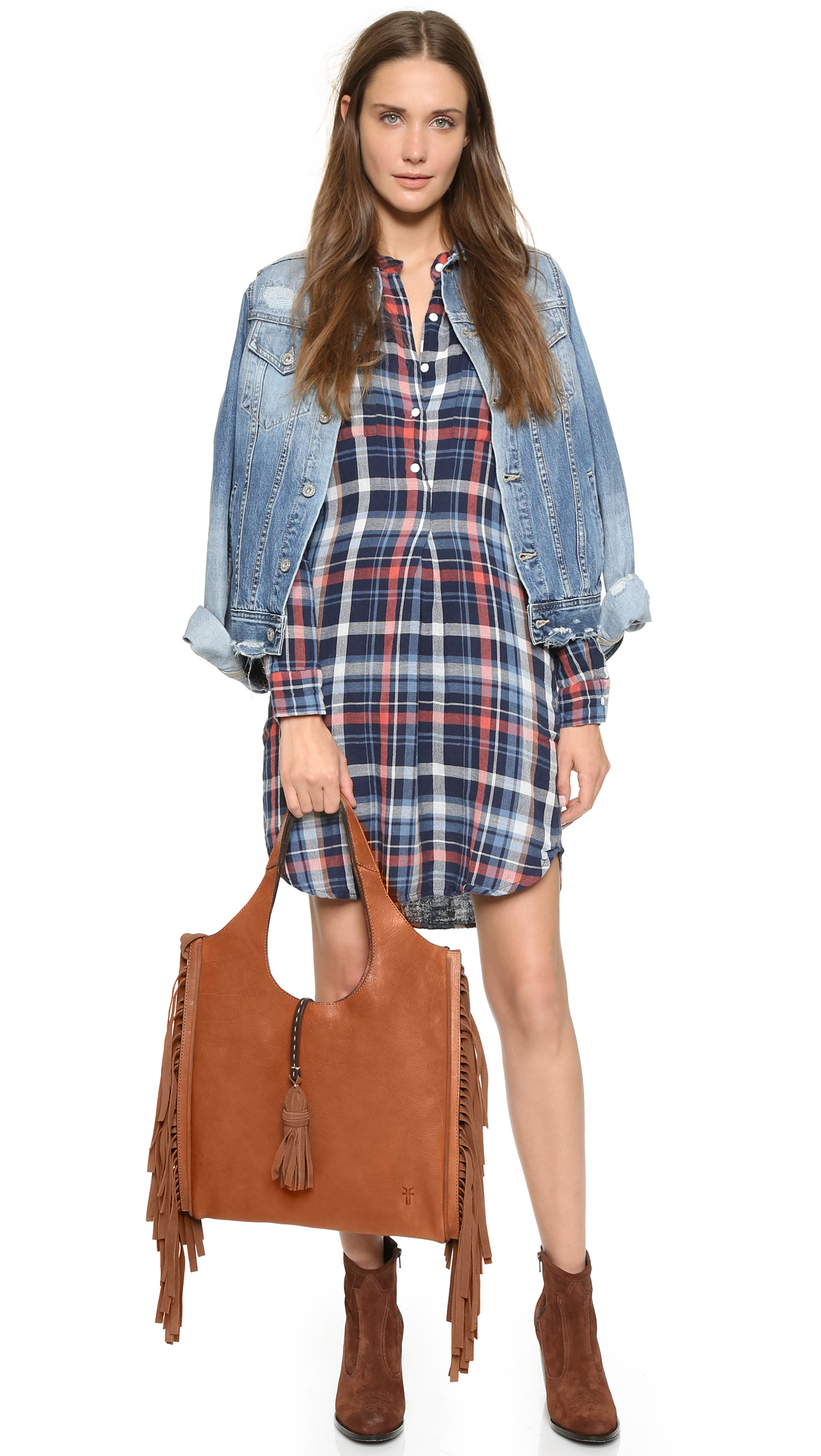 Farrah fringe online small tote