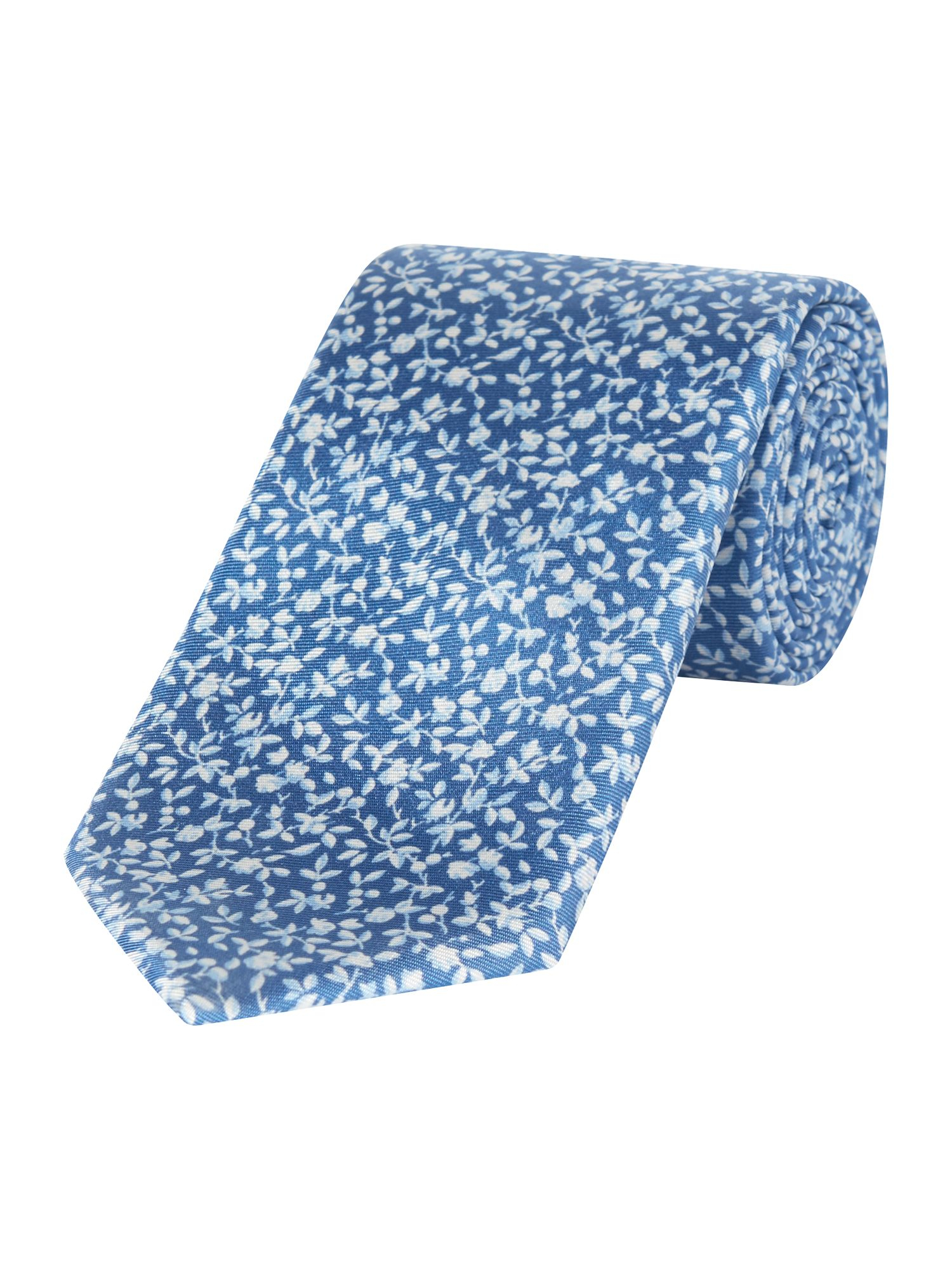 Jaeger Floral Print Tie in Blue for Men Lyst