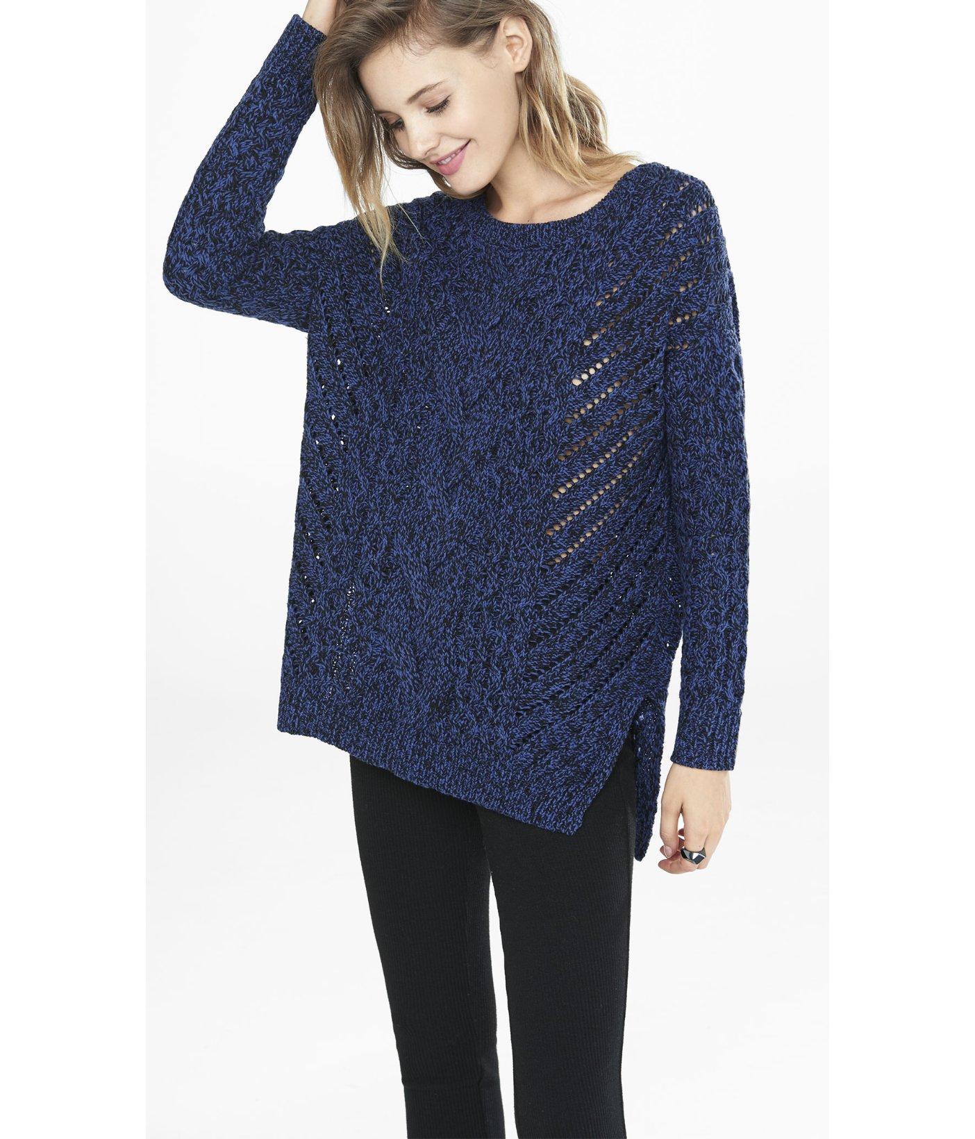 express cable knit sweater