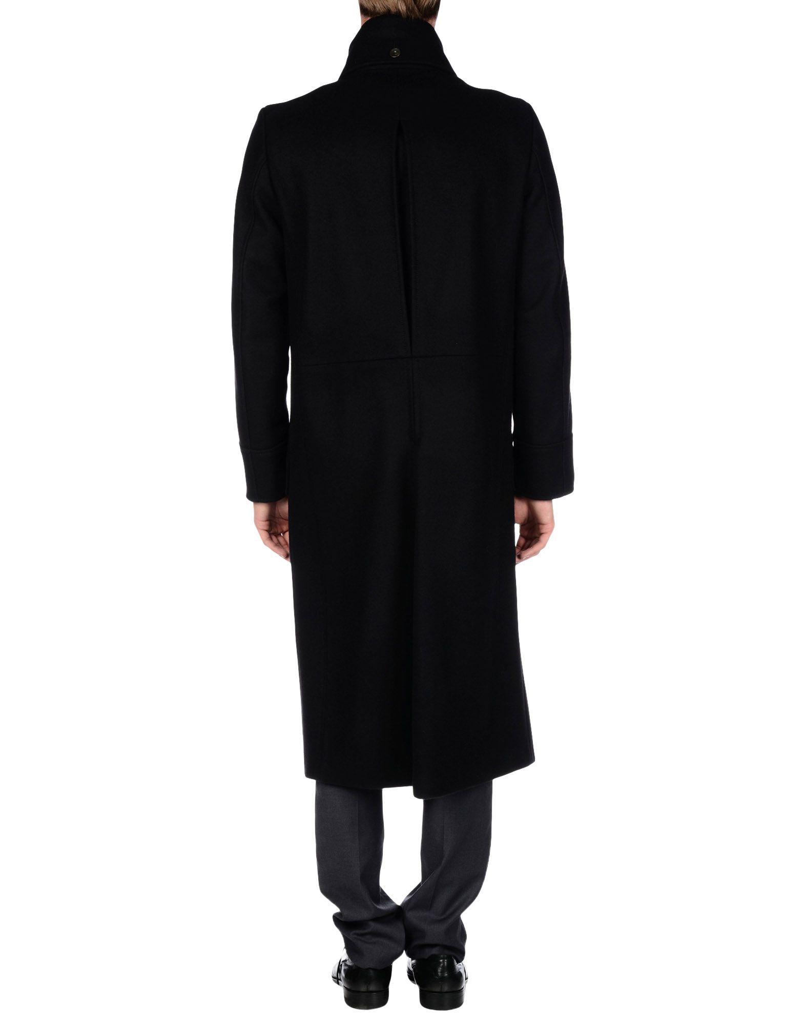 Lyst Karl Lagerfeld Coat in Black for Men
