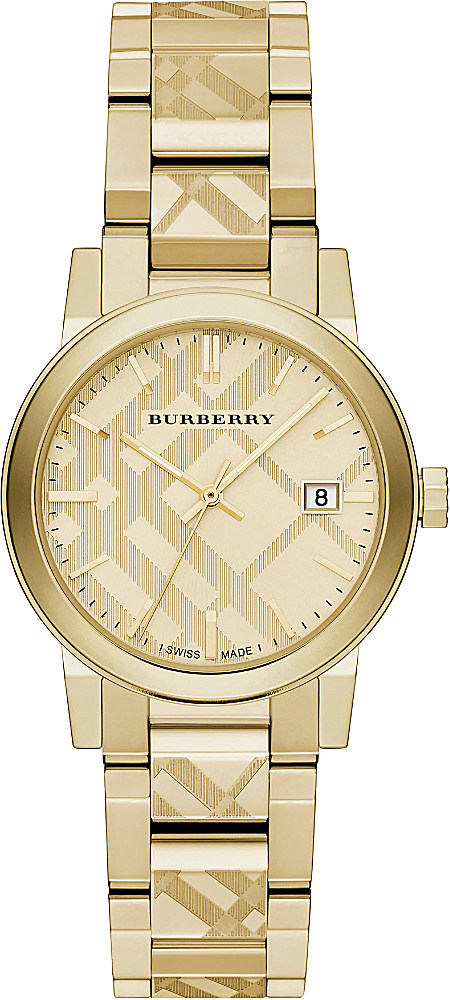 burberry gold watches for women