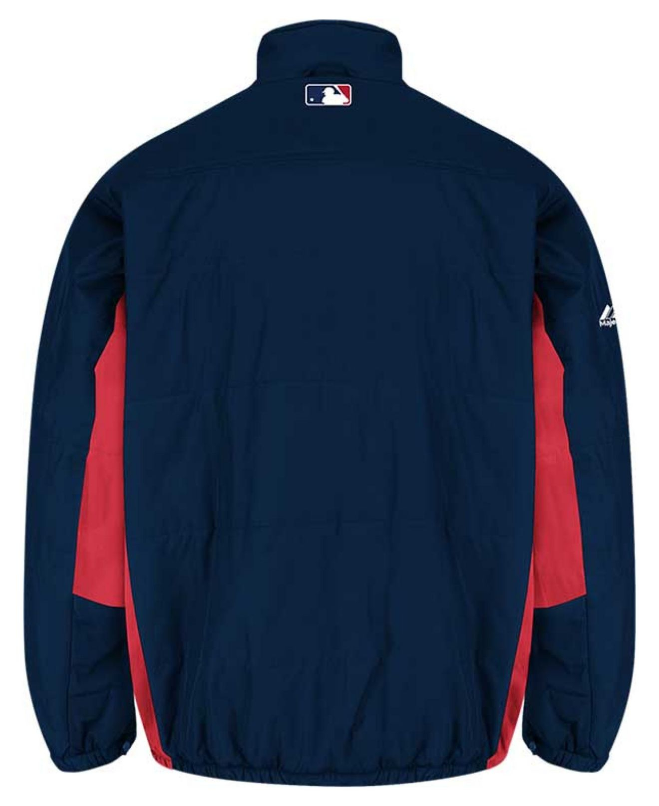 Men's Majestic Royal/Red Texas Rangers Authentic Collection On-Field  3/4-Sleeve Batting Practice Jersey 