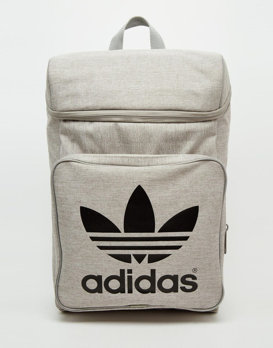 adidas gray backpack