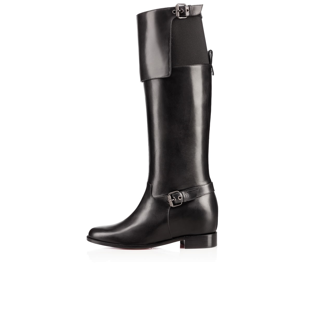 christian louboutin black boots  
